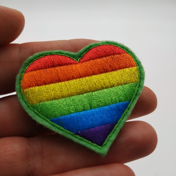 Corazón LGBTQ Broche de Fieltro
