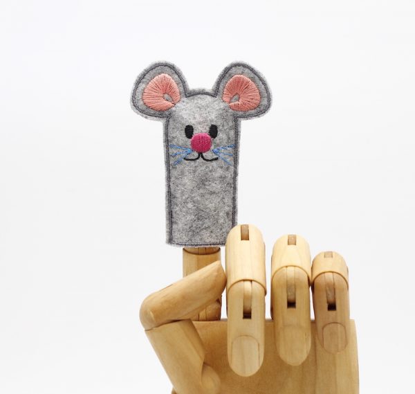 Títere de dedo Ratón